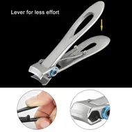 ​Nail Trimmer Shaper Nail Cutting Trimmer Toenail Fingernail Shaper Hardened Steel Toenail Trimmers for Thick Nails 181