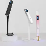 Hand-Held One Size UV Nail Lamp with On-Screen Display Compact Storage Specialized Nail Baking Light Therapy Lamp for Nail Art 172