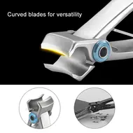 ​Nail Trimmer Shaper Nail Cutting Trimmer Toenail Fingernail Shaper Hardened Steel Toenail Trimmers for Thick Nails 181