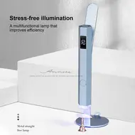 Mini Portable Light Therapy Lamp Nail Roasting Lamp Nail Tools New Metal Pen Uv Lamp (with Display) Portable Power Supply Uv LED Light Therapy Lamp Mini Handheld Nail Lamp 173
