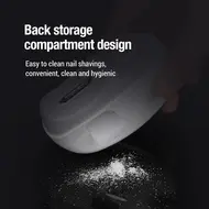 2 In 1 Electric Nail Clippers Manicure Anti-Splash Nail Trimmer For Baby Finger Toe Scissors Pedicure Thick Nails Cutter Tools - Pink 227