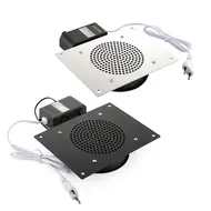 High-Speed Desk Nail Dust Vacuum Cleaner – Powerful, Low-Noise Nail Dust Collector Fan for Manicure Salons and Nail Art Tools - Silver 223