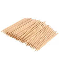 100pcs Nail Art Wooden Sticks – Cuticle Remover Pusher, Manicure & Pedicure Tool, Disposable 214