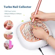 130W Powerful Brushless Nail Dust Collector Super Suction Nail Dust Extractor with Fan 2 Filters for Nail Art and Manicure - Silver 249
