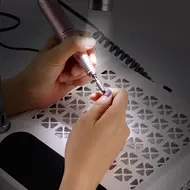 4 in 1 30000RPM Nail Drill Polishing Machine 80W Nail Dust Collector Vacuum Cleaner Device Lightening Hand Rest Nail Drill Bits 258