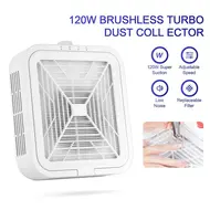 Turbine Brushless Nail Dust Remover Powerful Suction Nail Vacuum Cleaner Manicure Tool with Removable Filter Silent Dust Collector 252
