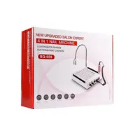 4 in 1 30000RPM Nail Drill Polishing Machine 80W Nail Dust Collector Vacuum Cleaner Device Lightening Hand Rest Nail Drill Bits 258