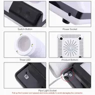 60W Dust Collector Machine Nail Dust Vacuum Cleaner Dental Laboratory Vacuum Dust Collector Teeth Polish Dust Vacuum Cleaner Vacuum Dust Remover 251