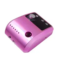 45000RPM Professional Nail Drilling Machine with Base Large LCD Screen Electric Manicure Polisher Nail Sander Salon Tool - White 270