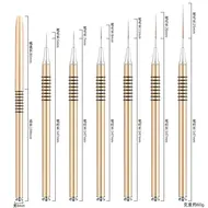 6 Size Nail Art Liner Brushes 5/7/9/11/20/25mm Painting Nail Art Brush Dotting Drawing Tool Long Lines Thin Details Manicure Pen - Blue 313