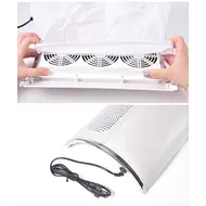 40W Strong Suction Nail Dust Collector  2 Hand Nail Vacuum Cleaner with 3 Fans for Pedicure, Manicure, and Nail Art Salon Tools 233