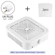 Turbine Brushless Nail Dust Remover Powerful Suction Nail Vacuum Cleaner Manicure Tool with Removable Filter Silent Dust Collector 252