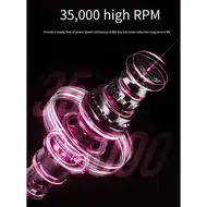 35000RPM Electric Nail Drill Machine Set Nail Files Drill Bits Gel Polish Remover Professional Portable Nail Polisher Equipment - Silver 276