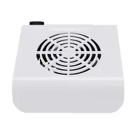 40W Nail Dust Collector Nail Dust Vacuum Cleaner with 2 Dust Collecting Bags, Suction Fan for Manicure Salon Tools - White 243