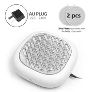 130W Powerful Brushless Nail Dust Collector Super Suction Nail Dust Extractor with Fan 2 Filters for Nail Art and Manicure - Silver 249