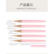 5pcs Professional Nail Art Liners Striping Brushes Tool Ultra-thin Line Detail Drawing Painting Brushes Manicure Pen Tools - 	Blue 325