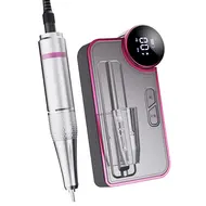 35000RPM Electric Nail Drill Machine Set Nail Files Drill Bits Gel Polish Remover Professional Portable Nail Polisher Equipment - Silver 276