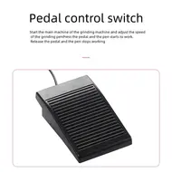 35000RPM Nail Drill Machine Foot Pedal Electric Nail Pedicure File Manicure Salon Polishing Milling Low Noise Armor Removal Tool - Red 278