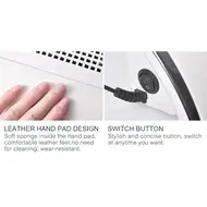 40W Strong Suction Nail Dust Collector  2 Hand Nail Vacuum Cleaner with 3 Fans for Pedicure, Manicure, and Nail Art Salon Tools 233