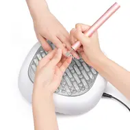 130W Powerful Brushless Nail Dust Collector Super Suction Nail Dust Extractor with Fan 2 Filters for Nail Art and Manicure - Silver 249