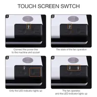 60W Dust Collector Machine Nail Dust Vacuum Cleaner Dental Laboratory Vacuum Dust Collector Teeth Polish Dust Vacuum Cleaner Vacuum Dust Remover 251