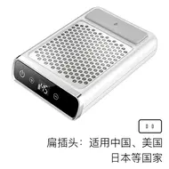 4500RPM Fan Speed LCD Touch Screen Rechargeable Nail Art Vacuum Cleaner with Hand Pads Nail Duster Nail Fan Nail Art Machine 257