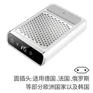 4500RPM Fan Speed LCD Touch Screen Rechargeable Nail Art Vacuum Cleaner with Hand Pads Nail Duster Nail Fan Nail Art Machine 257