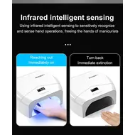 2024 New 298W Professional Manicure Phototherapy Machine Led Uv Nail Lamp Nail Polish Curing Dryer For Nails Supplies 316