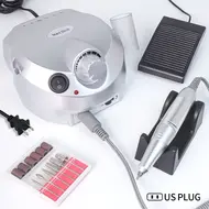 35000RPM Professional Nail Drilling Machine for Manicure Drill Tips Electric Nail Sander Pedicure File Polisher Equipment Tools - Gold 262