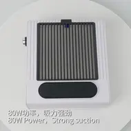 80W Strong Suction Nail Dust Vacuum Cleaner Professional Nail Dust Collector for Nails with Filters Manicure Tools - Pink 254