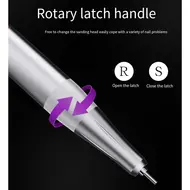 35000RPM Electric Nail Drill Machine Set Nail Files Drill Bits Gel Polish Remover Professional Portable Nail Polisher Equipment - Silver 276