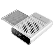 4500RPM Fan Speed LCD Touch Screen Rechargeable Nail Art Vacuum Cleaner with Hand Pads Nail Duster Nail Fan Nail Art Machine 257