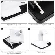 60W Dust Collector Machine Nail Dust Vacuum Cleaner Dental Laboratory Vacuum Dust Collector Teeth Polish Dust Vacuum Cleaner Vacuum Dust Remover 251