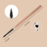 9PCS UV Gel Nail Brush Liner DIY Painting Pen Manicure Acrylic Drawing Brush for Nail Art Design Nails Tip Display Painting Tool 318