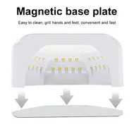 2024 New 298W Professional Manicure Phototherapy Machine Led Uv Nail Lamp Nail Polish Curing Dryer For Nails Supplies 316