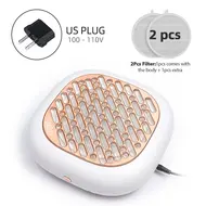 130W Powerful Brushless Nail Dust Collector Super Suction Nail Dust Extractor with Fan 2 Filters for Nail Art and Manicure - Silver 249