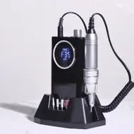 Electric Nail Drill Machine 35000 RPM Portable 4000 mAH Rechargeable Nail File Nails Accessories Gel Nail Polish Sander - White 280