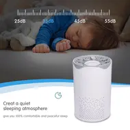 ​Home Air Purifier with Filter Bedroom Air Purifier Remove Odour Smoke Dust Pollen 345