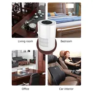 Multifunction Desktop Air Purifier Mini 100mg/h 360° Negative Ion Ozone Generator Ultrasonic Mosquito Repellent Household Pet Deodorizer Car Air Freshener Aroma Diffuser 337