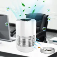 Multifunction Desktop Air Purifier Mini 100mg/h 360° Negative Ion Ozone Generator Ultrasonic Mosquito Repellent Household Pet Deodorizer Car Air Freshener Aroma Diffuser 337