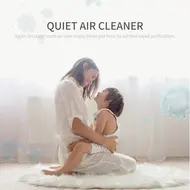 Portable Negative Ion Air Purifier Odor Deodorizer Durable Remove Dust Smoke Removal Formaldehyde Removal Mute Household Use - White 339