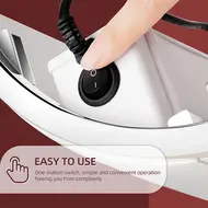 40W Strong Suction Nail Dust Collector  2 Hand Nail Vacuum Cleaner with 3 Fans for Pedicure, Manicure, and Nail Art Salon Tools 233