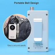 Electric Nail Drill Machine 35000 RPM Portable 4000 mAH Rechargeable Nail File Nails Accessories Gel Nail Polish Sander - White 280