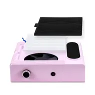 80W Strong Suction Nail Dust Vacuum Cleaner Professional Nail Dust Collector for Nails with Filters Manicure Tools - Pink 254