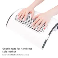 40W Strong Suction Nail Dust Collector  2 Hand Nail Vacuum Cleaner with 3 Fans for Pedicure, Manicure, and Nail Art Salon Tools 233