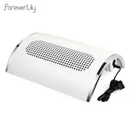 40W Strong Suction Nail Dust Collector  2 Hand Nail Vacuum Cleaner with 3 Fans for Pedicure, Manicure, and Nail Art Salon Tools 233