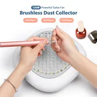 130W Powerful Brushless Nail Dust Collector Super Suction Nail Dust Extractor with Fan 2 Filters for Nail Art and Manicure - Silver 249