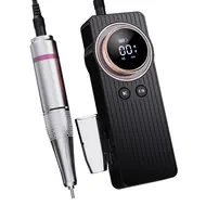 35000RPM Nail Drill Grinding Machine Low Noise Nail Polisher Kit Nail Sander Head Sander Tool Manicure Polishing Machine - Silver 288