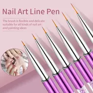 5/7/9/11/15/20mm Nail Art Liner Brushes Painting Flower French Stripes Line Grid UV Gel Pen Crystal Rhinestone Acrylic Tools 317
