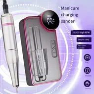 35000RPM Electric Nail Drill Machine Set Nail Files Drill Bits Gel Polish Remover Professional Portable Nail Polisher Equipment - Silver 276